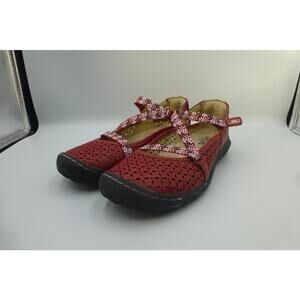 JBU by Jambu Karen Women's 8.5M Red Perforated Mary Jane Comfort Shoes D7 [COPY]